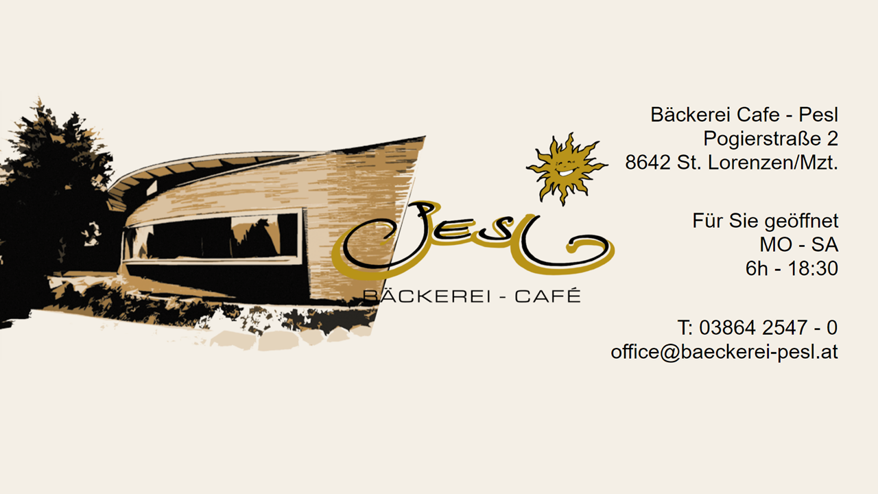 Bäckerei – Cafe Pesl