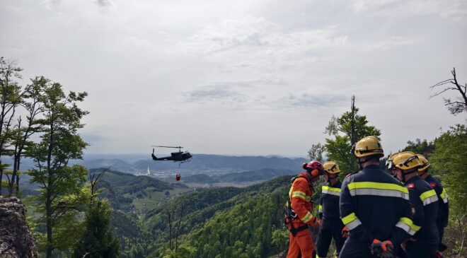 B05 – Waldbrand in Rein – MRAS-Zugs-Alarmierung